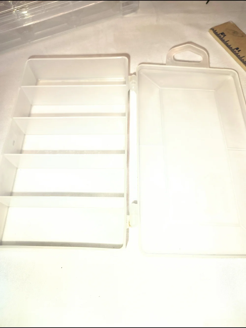 3 Clear Plastic Storage Trays